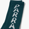 by Parra Hole Logo Crew Socks / Castleton Green 3