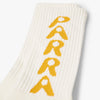 by Parra Hole Logo Crew Socks / White 3
