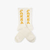 by Parra Hole Logo Crew Socks / White 2