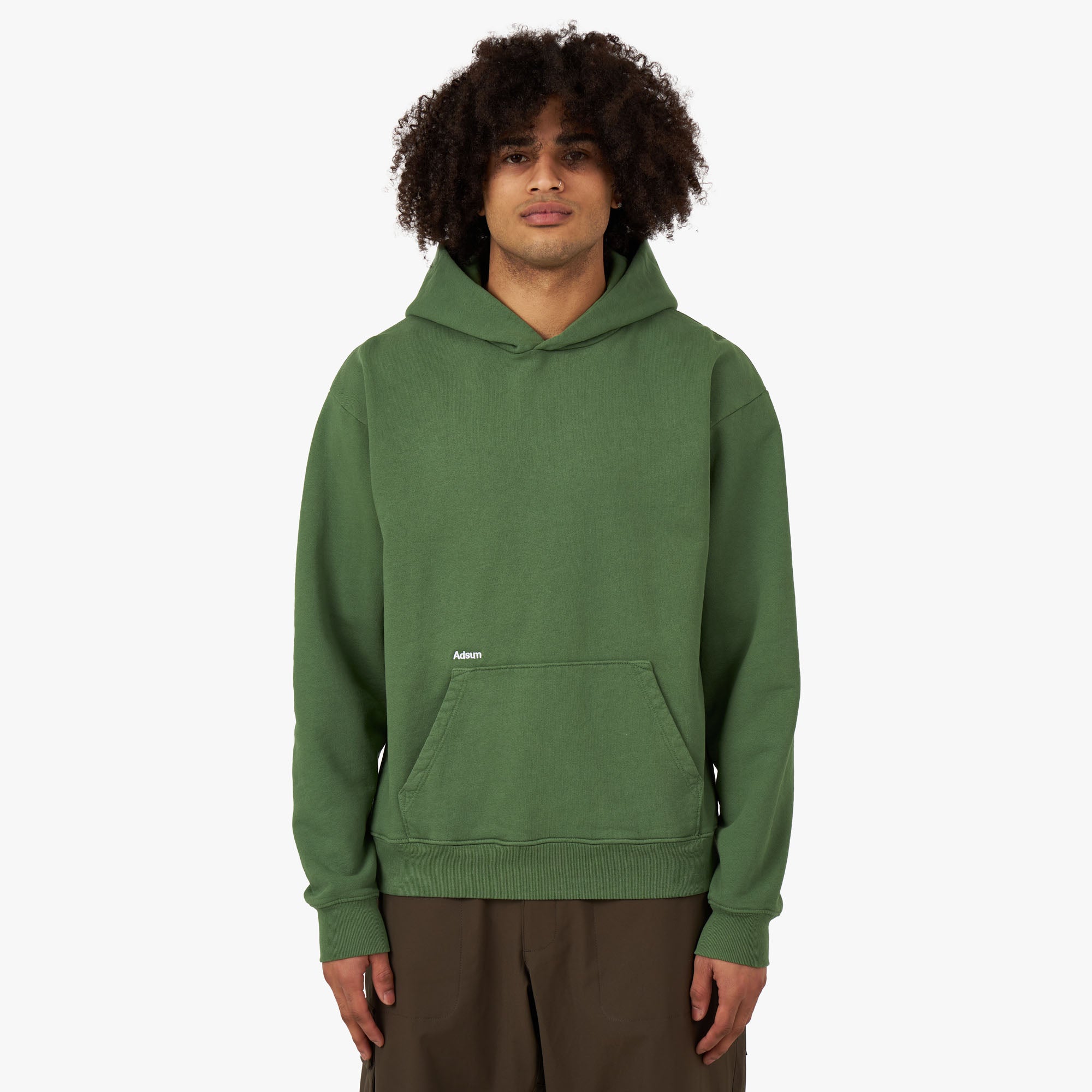 Adsum Core Logo Pullover Hoodie / Duck Green 1