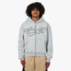 4YE Signature Logo Zip Hoodie Grey / Black 1