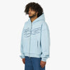 4YE Signature Logo Zip Hoodie Baby Blue / Navy 2