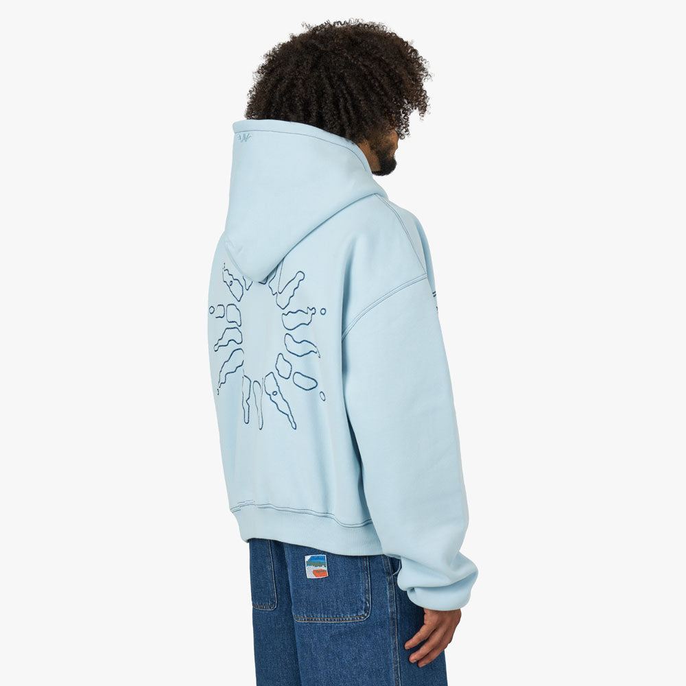 Hoodie baby blue store