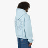 4YE Signature Logo Zip Hoodie Baby Blue / Navy 3