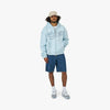 4YE Signature Logo Zip Hoodie Baby Blue / Navy 7