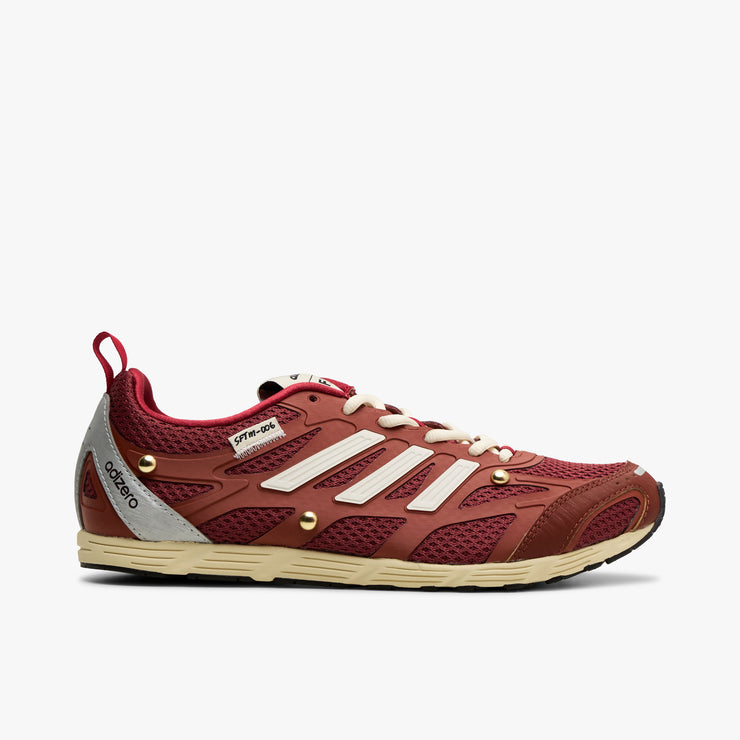 adidas x SFTM Adizero PR Legacy Red / Cream White - Wild Sepia   1