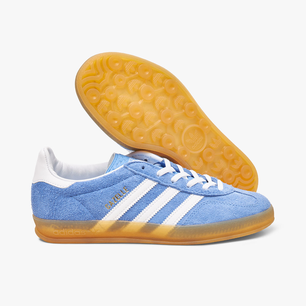adidas Originals Femmes Gazelle Interieur Bleu Fusion Blanc Nuage Livestock