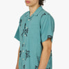 Honor The Gift Tobacco Ss Button Up / Teal 4