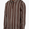 Honor The Gift Honor Stripe Long Sleeve Henley / Brown 4