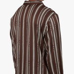 Honor The Gift Honor Stripe Long Sleeve Henley / Brown 5