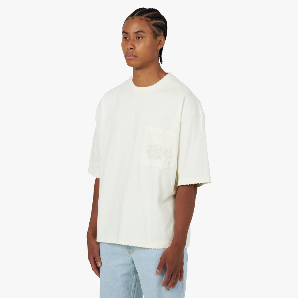 Crew neck 2025 pocket tee
