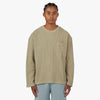 Honor The Gift Purpose Box Long Sleeve T-shirt / Light Brown 1