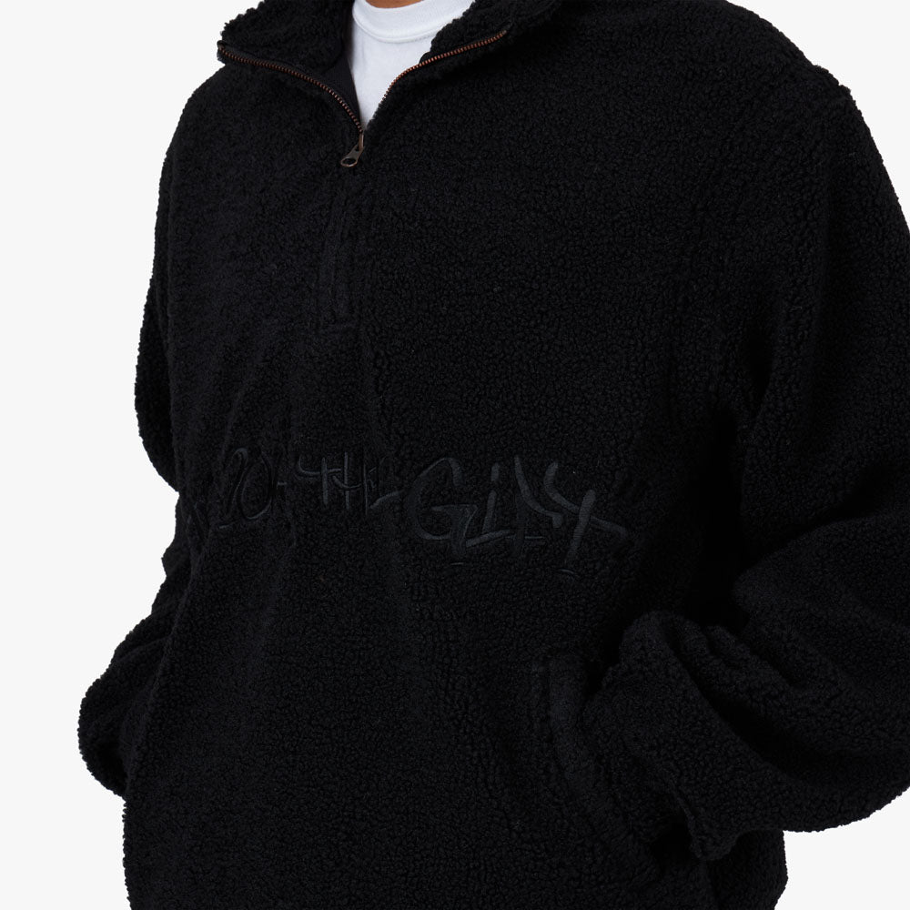 Puma script sherpa overhead hoodie clearance