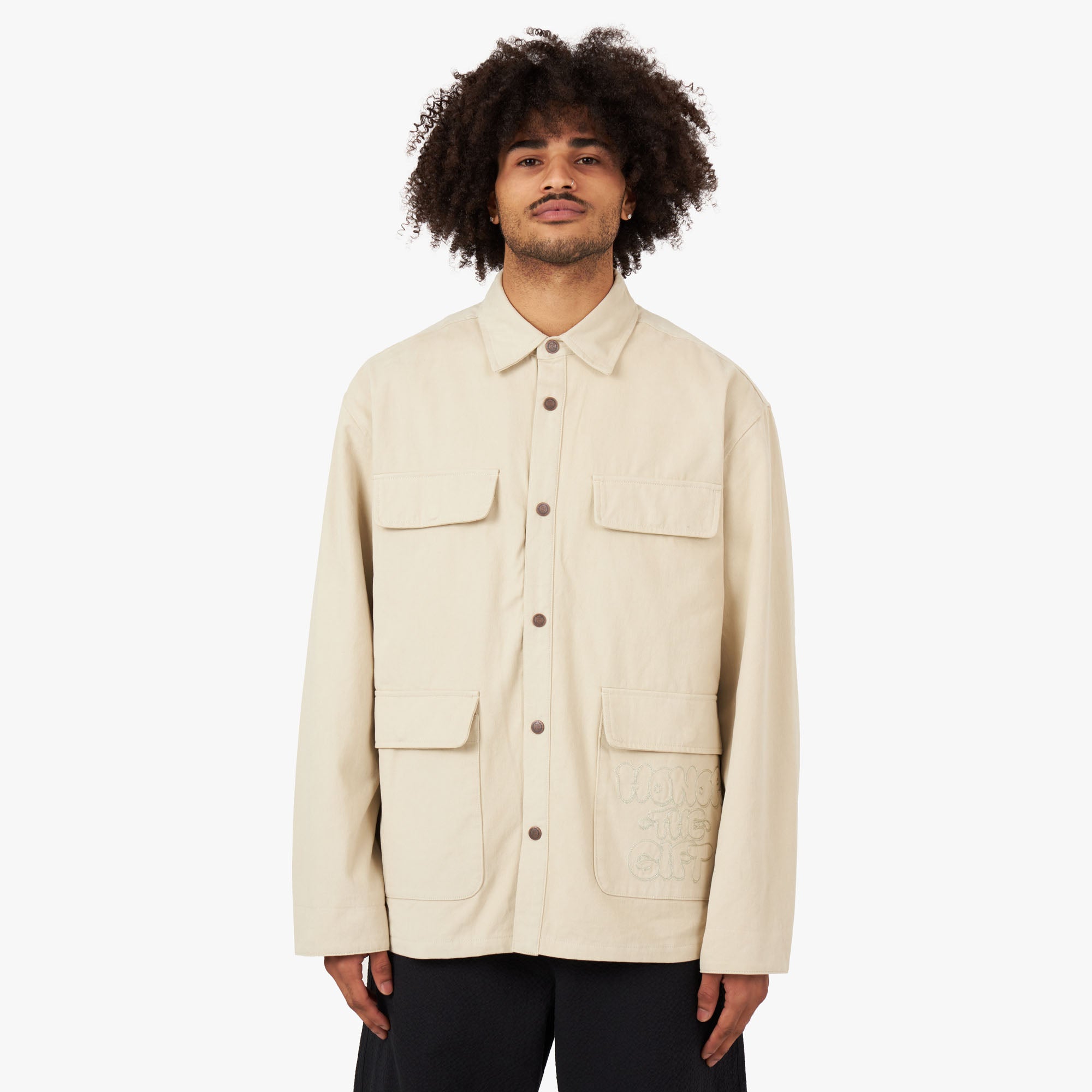 Honor The Gift Amp'd Chore Jacket / Bone 1