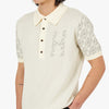 Honor The Gift Knit H Pattern Polo / Bone 4
