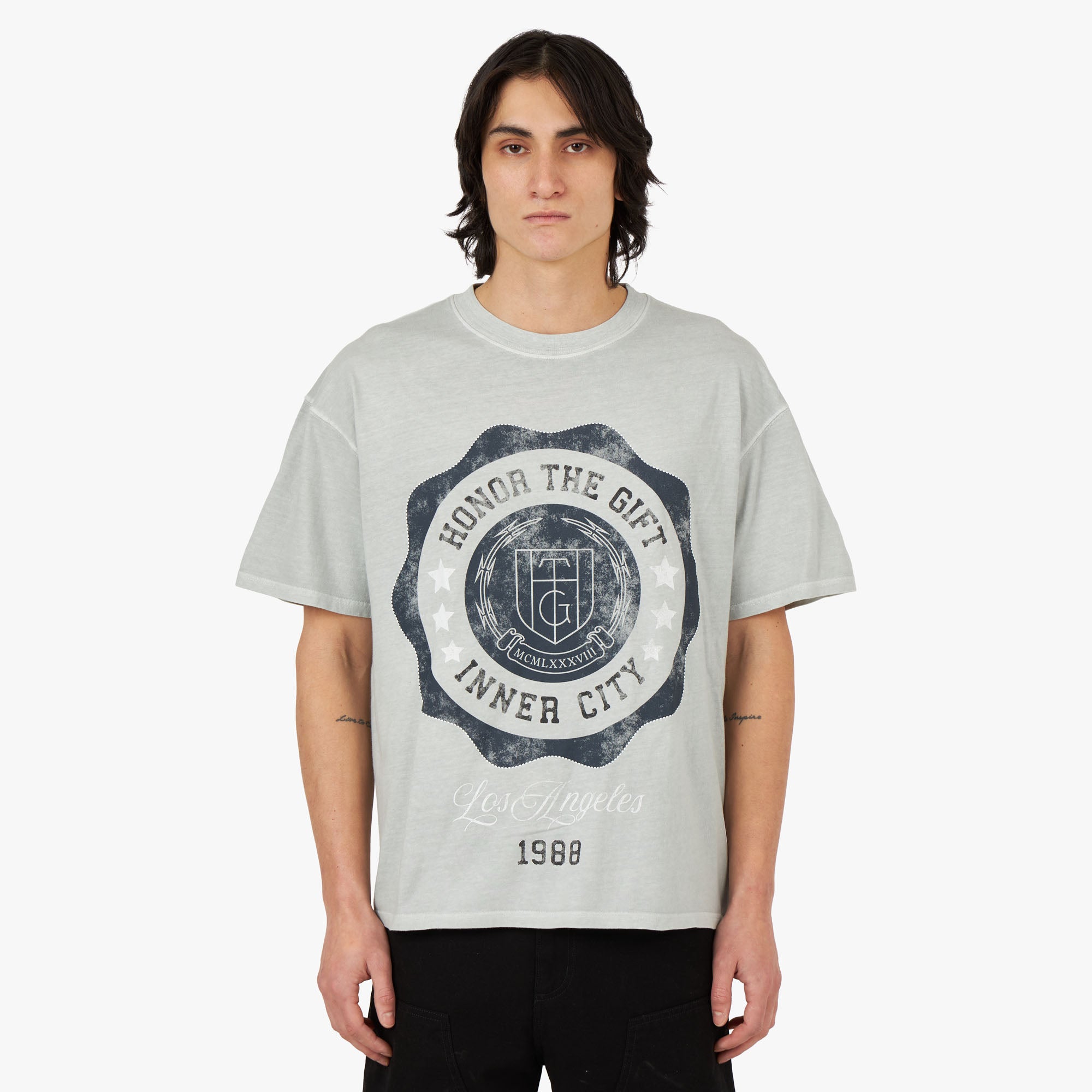 Honor The Gift HTG Seal Logo T-Shirt / Stone 1