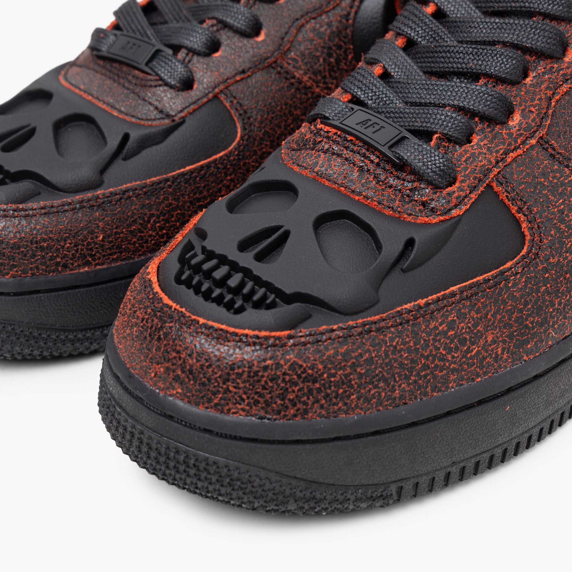 Nike Air Force 1 Black Black Crimson Livestock