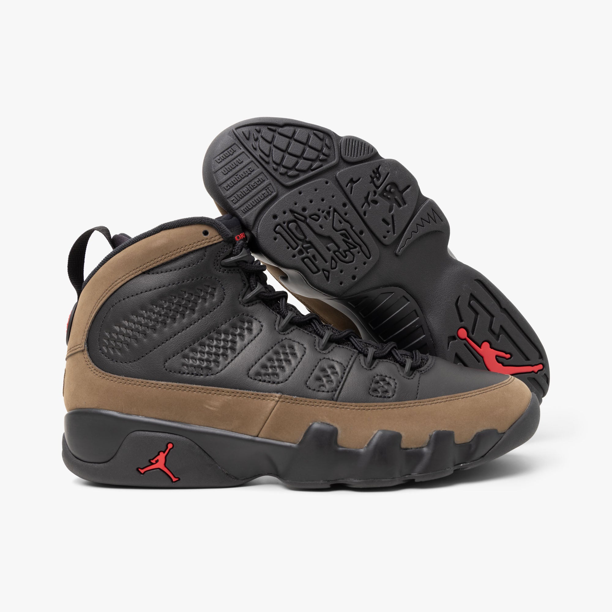 Jordan retro 9 black red grey cheap