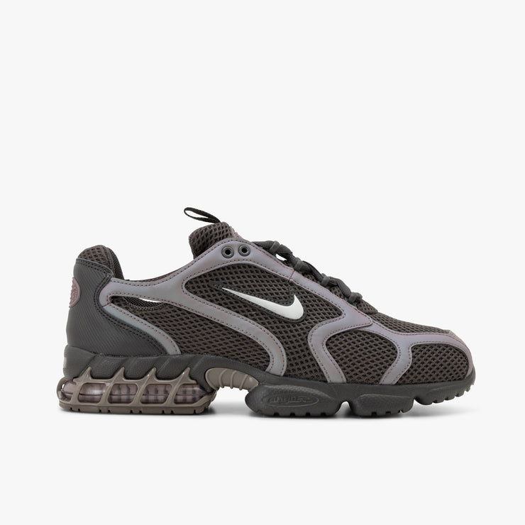 Nike Air Zoom Spiridon Cage 2 / Medium Ash / Metallic Silver - Taupe Grey - Low Top  1