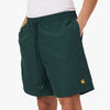 Carhartt WIP Chase Swim Trunks Discovery Green / Gold 4