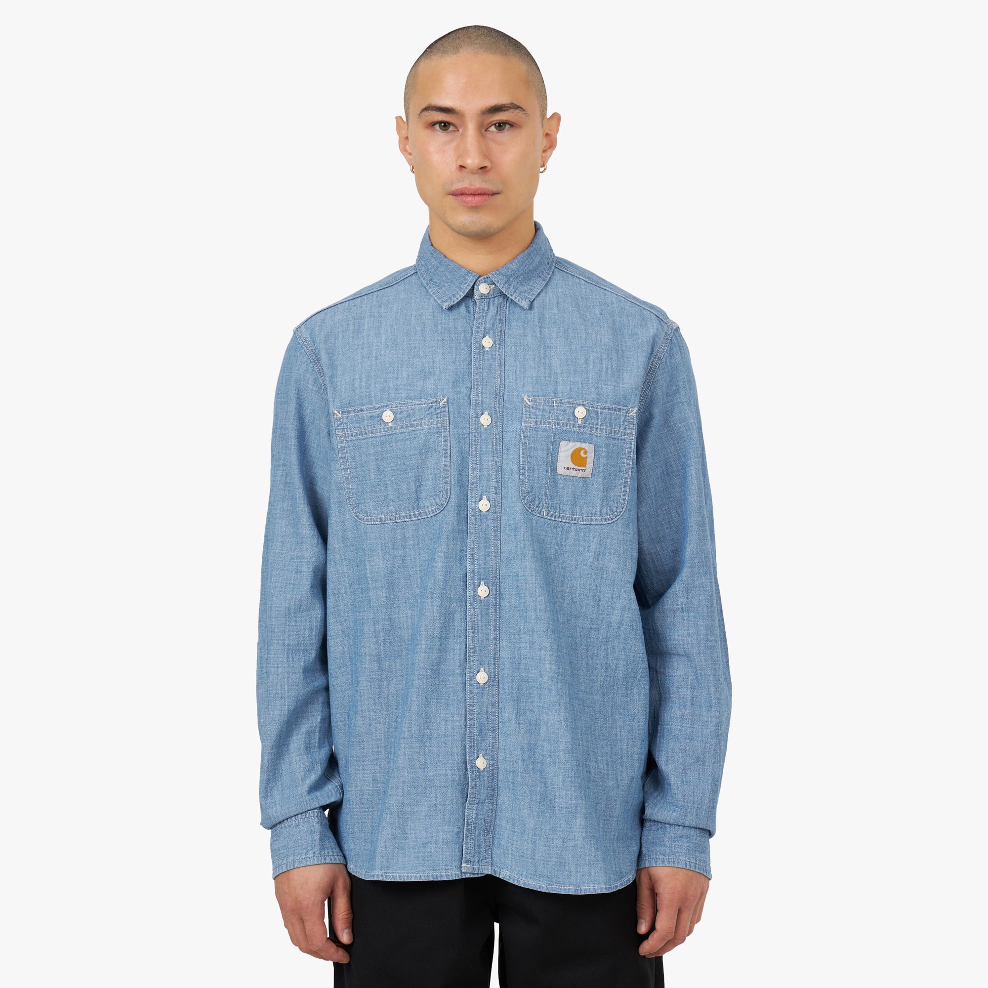Carhartt WIP Clink Shirt Blue Bleached