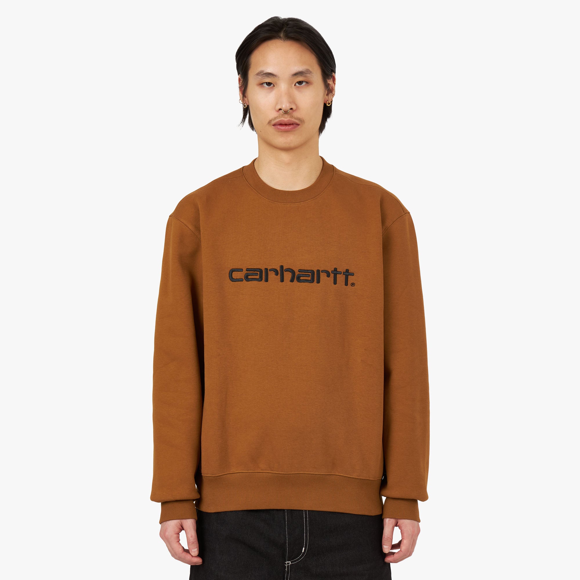 Carhartt WIP Carhartt Sweatshirt Hamilton Brown / Black 1