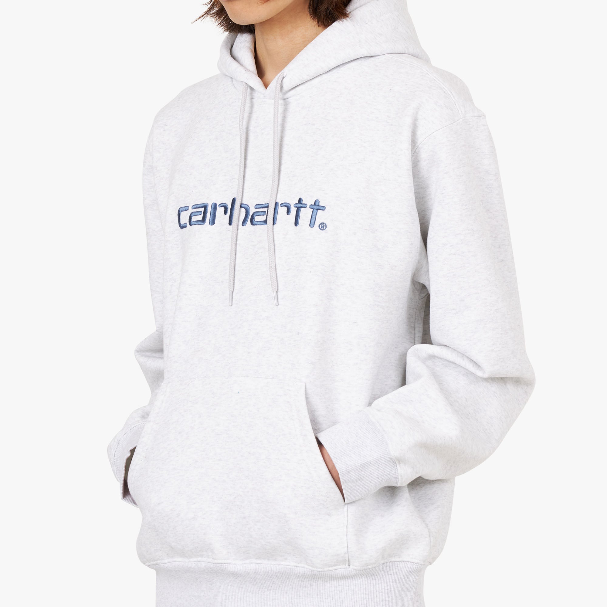 Carhartt WIP Carhartt Pullover Hoodie Ash Heather Liberty Livestock
