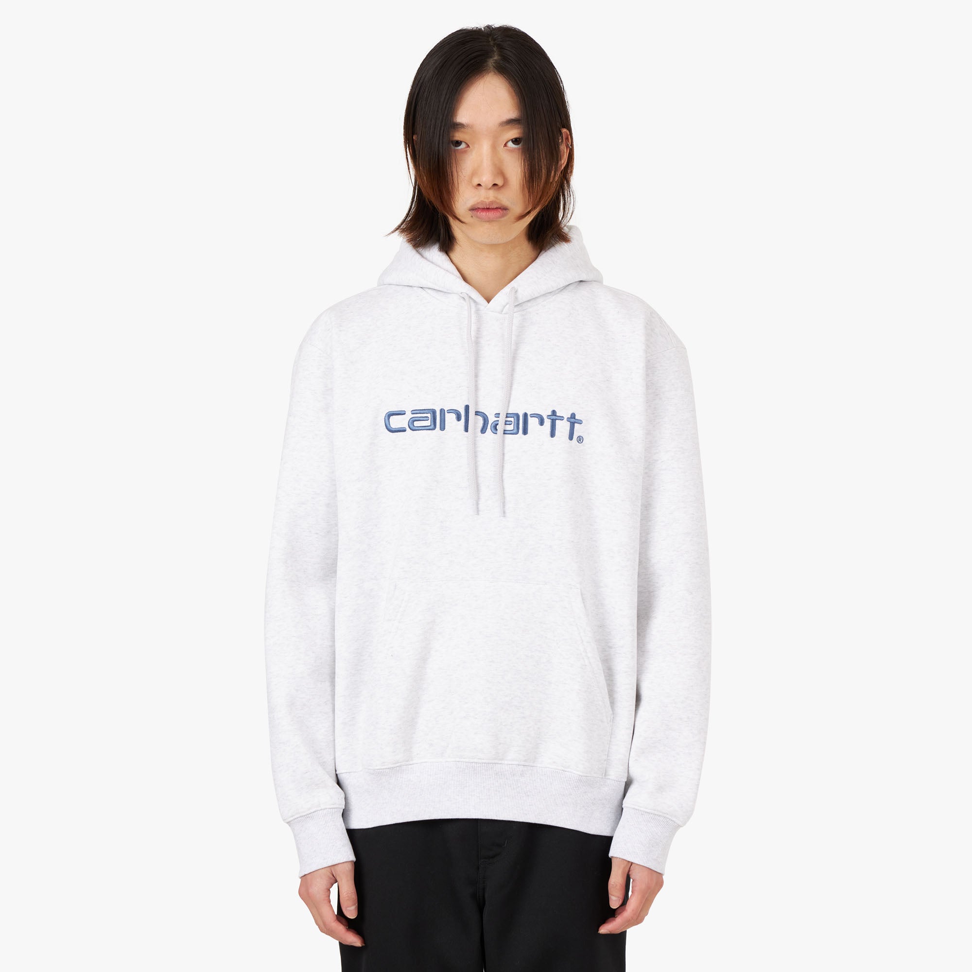 Pull carhartt gris best sale