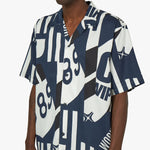 Carhartt WIP S/S Marina Shirt  Marina Print / Atom Blue 4