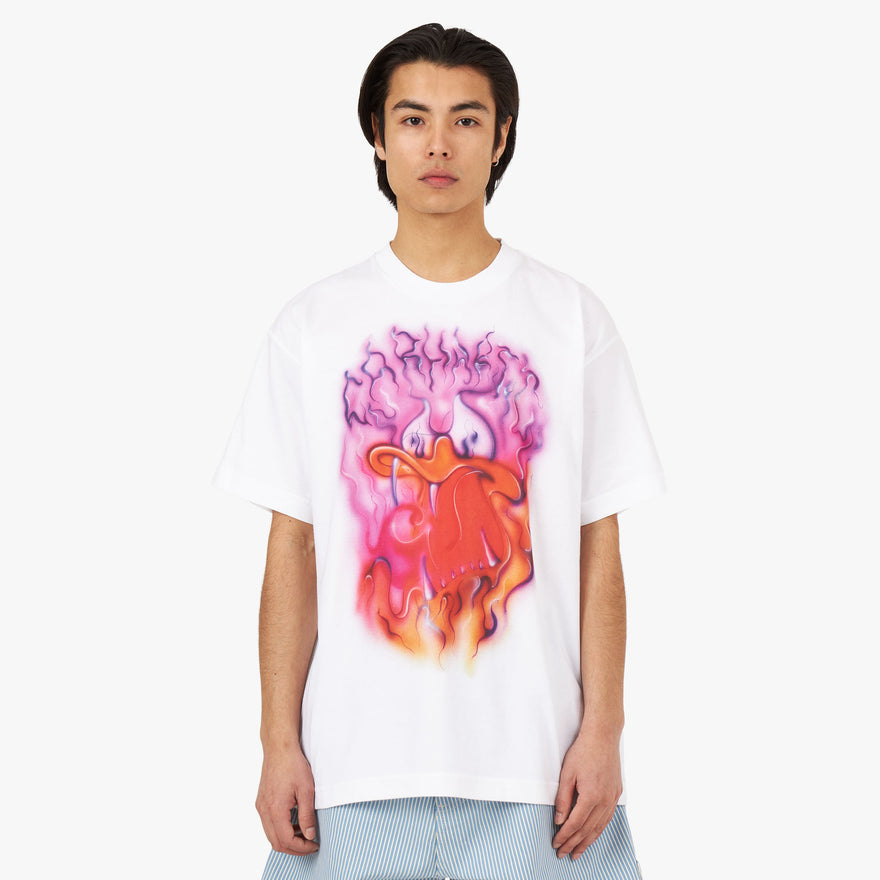 Carhartt WIP Babybrush Duck T shirt White Livestock