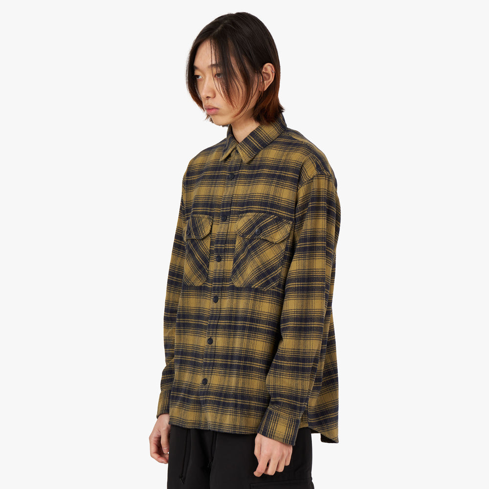 Carhartt WIP Krenz Shirt Krenz Check Larch Livestock