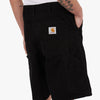 Carhartt WIP Double Knee Shorts / Black 5