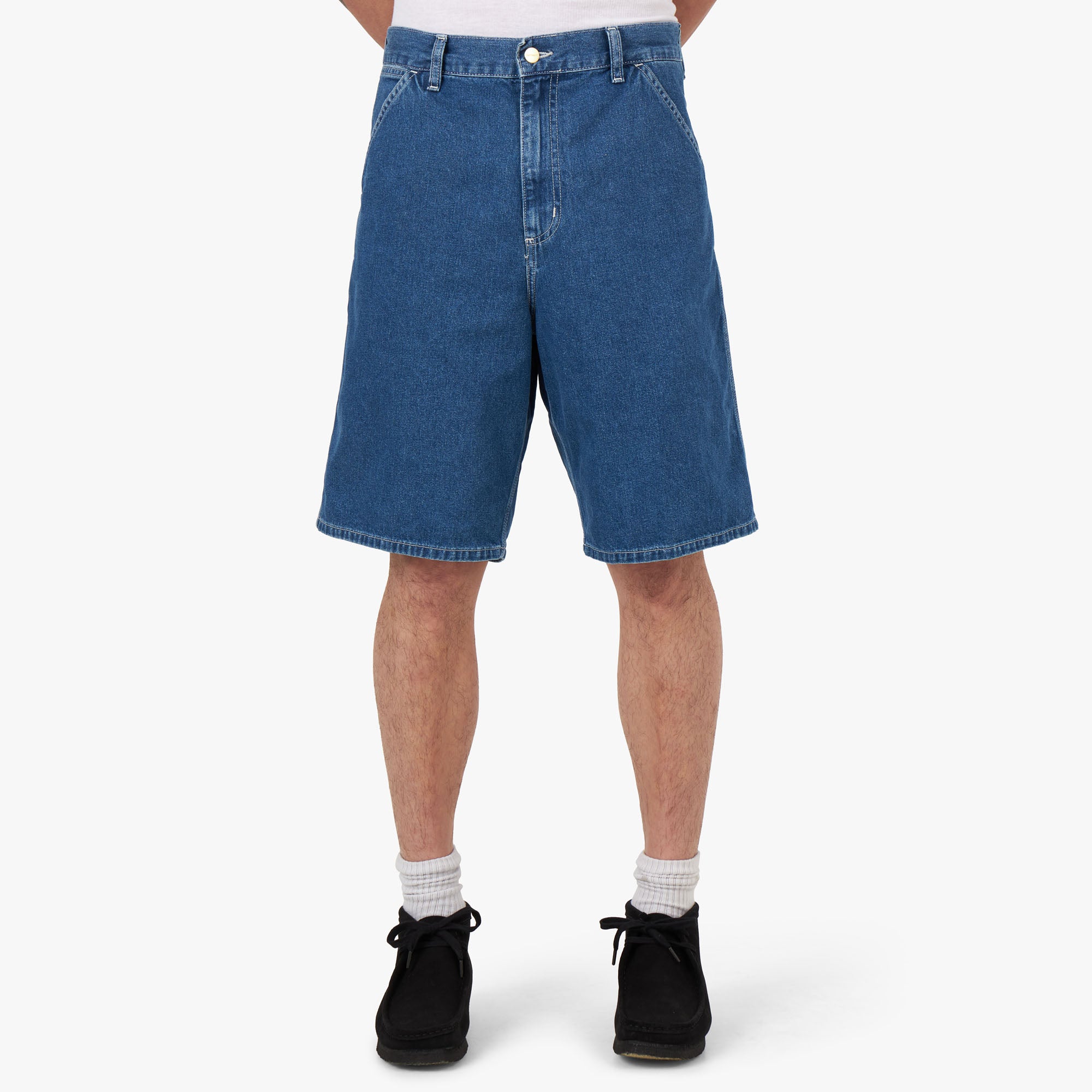 Carhartt WIP Simple Shorts / Blue Stone Washed 1