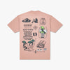 Real Bad Man Syncopation T-shirt / Coral 2