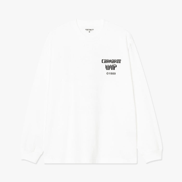 Carhartt WIP Better Dreams Long Sleeve T-Shirt White 1