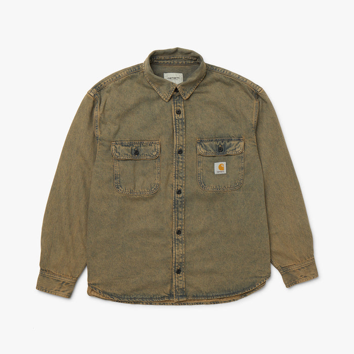 Carhartt WIP Tigan Shirt Jacket Blue / Leather 1