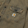 Carhartt WIP Tigan Shirt Jacket Blue / Leather 4