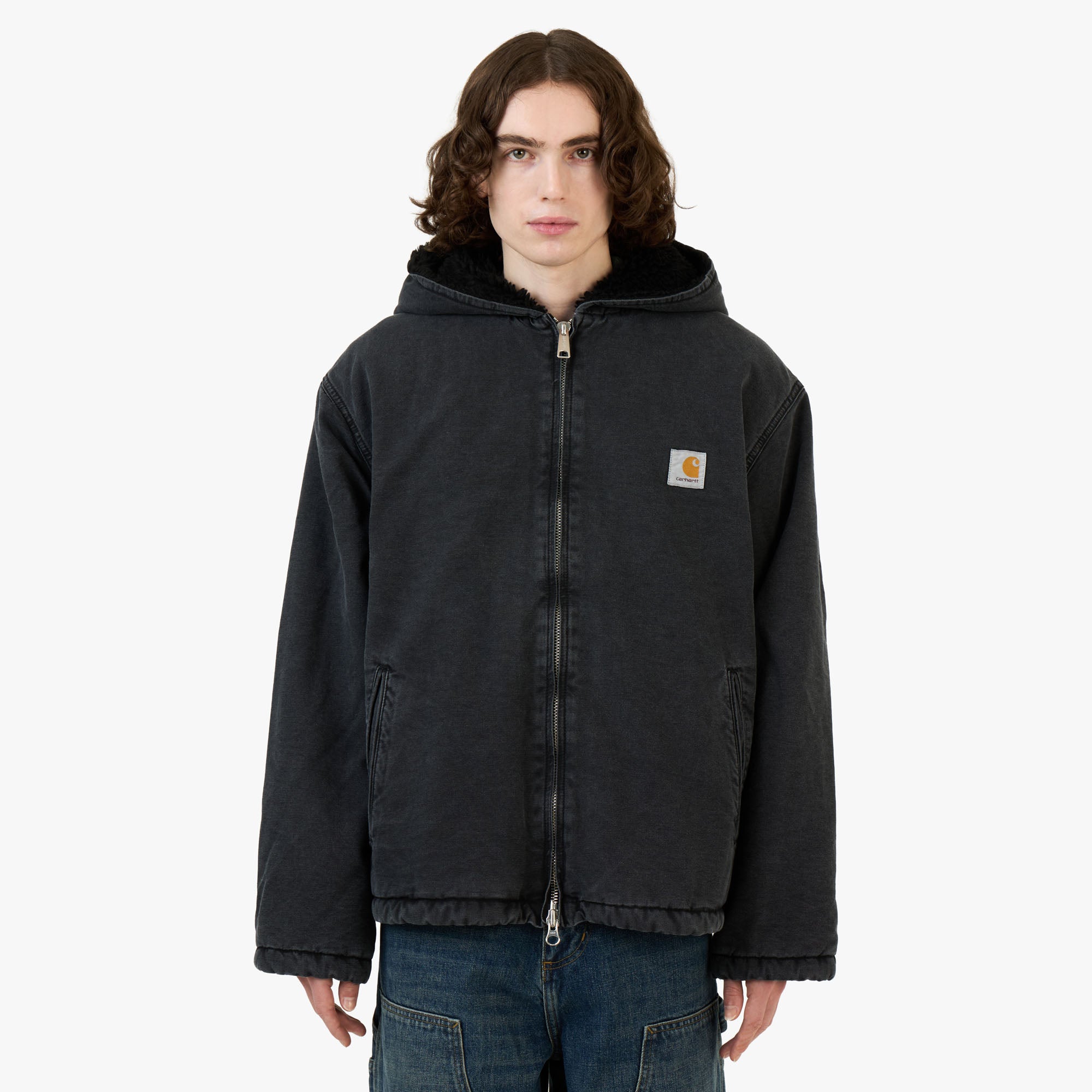Carhartt ジャンパー Carhartt Wip Mitch Jacket Black / Dusky Canvas – Livestock