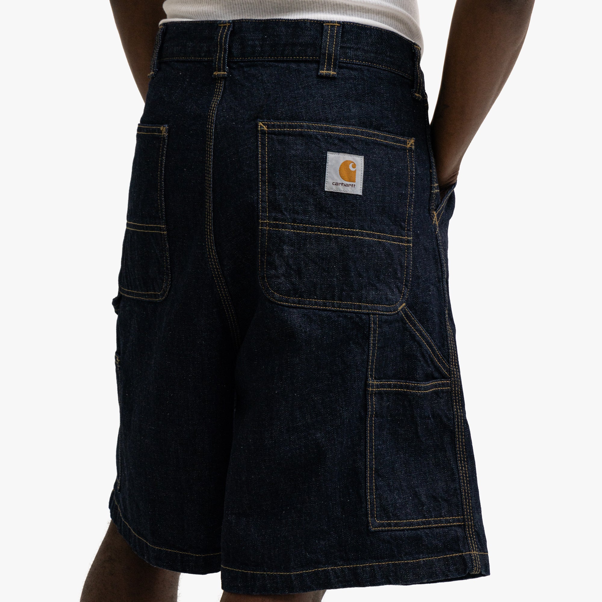 Carhartt WIP OG Single Knee Short Blue Rinsed – Livestock