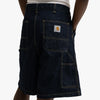Carhartt WIP OG Single Knee Short Blue Rinsed 5