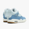 Jordan Women's 4 Retro Sail / Gum Light Brown - Worn Denim   4