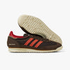adidas Originals x Wales Bonner SL72 Knit Dark Brown / Collegiate Orange - White - Low Top  2