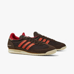 adidas Originals x Wales Bonner SL72 Knit Dark Brown / Collegiate Orange - White - Low Top  3