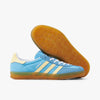 Adidas Womens Gazelle Indoor Semi Blue / Almost Yellow - Low Top  2