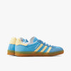 Adidas Womens Gazelle Indoor Semi Blue / Almost Yellow - Low Top  4