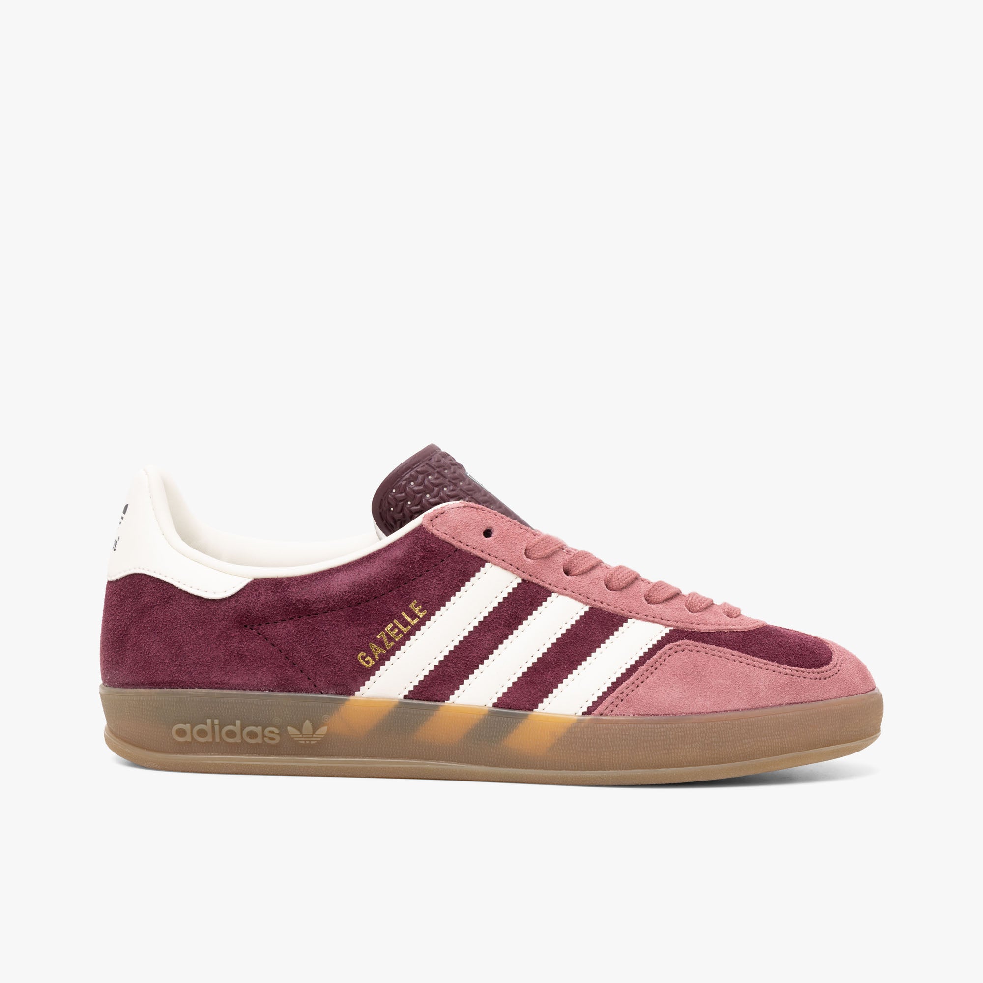 Adidas Originals Gazelle Indoor Maroon Ftwr White Preloved Crimson
