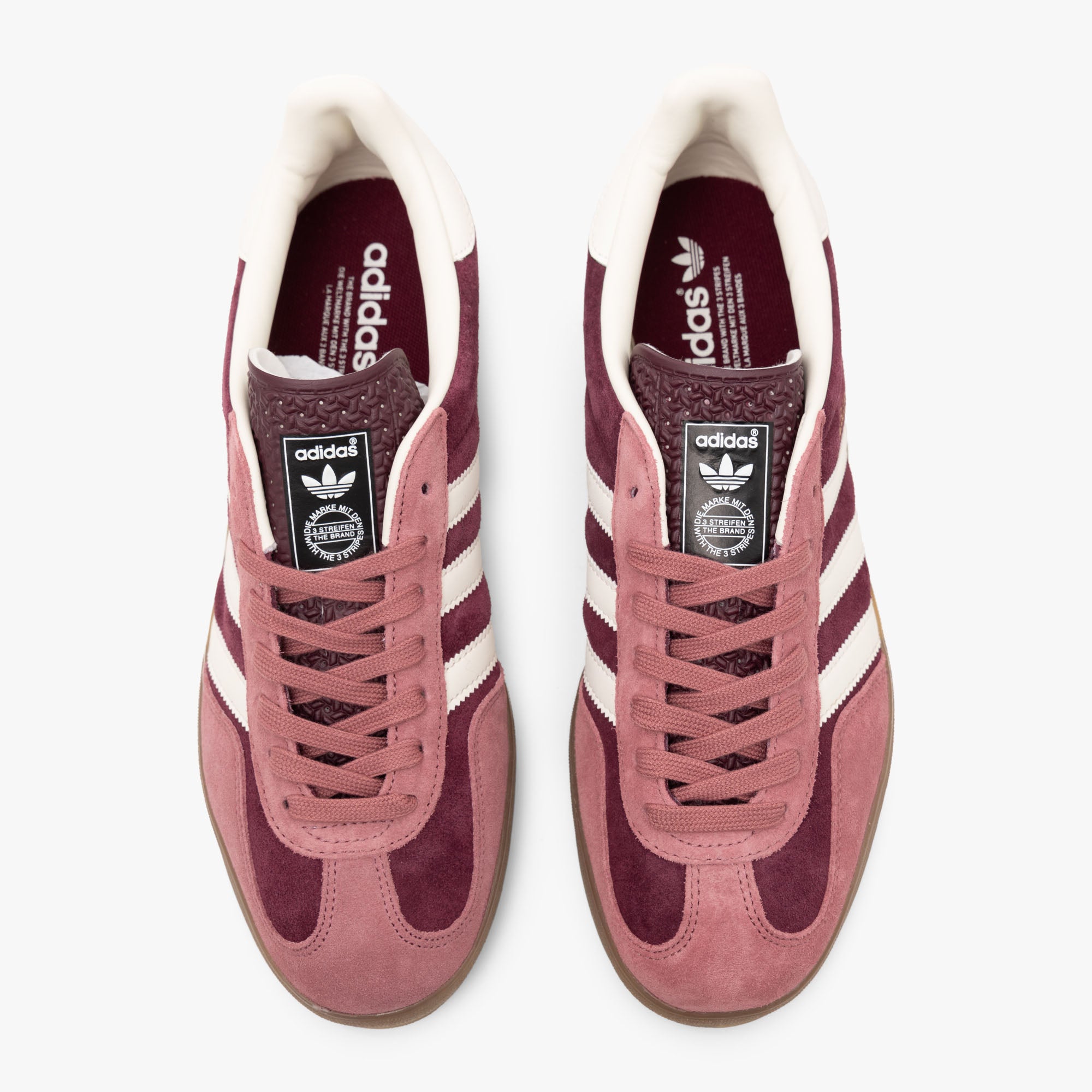 adidas Originals Gazelle Indoor Maroon Ftwr White Preloved Crimson Livestock