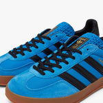 adidas Originals Gazelle Indoor Bright Blue / Core Black - Gum - Low Top  7