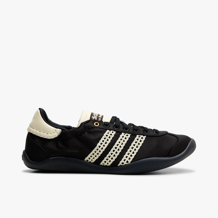 adidas x Wales Bonner Karintha Lo Satin Core Black / Dark Brown - Cream White   1
