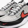 Nike Air Zoom Spiridon Metallic Silver / Sport Red - Black   7